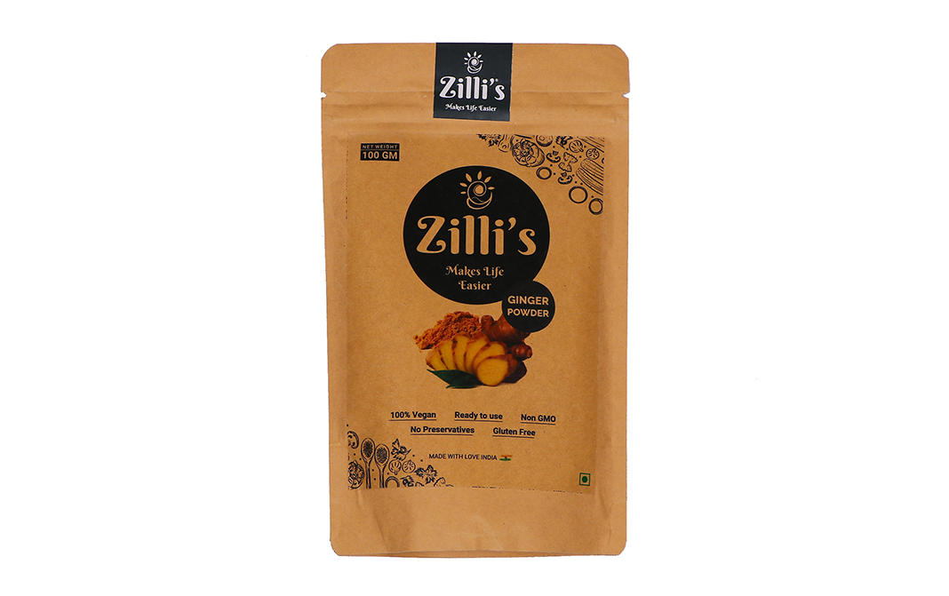 Zilli's Ginger Powder    Pack  100 grams